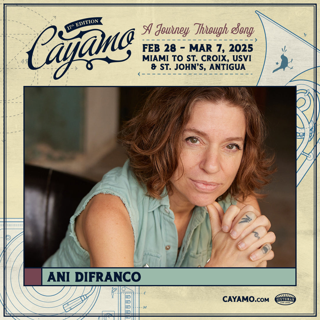 Ani DiFranco Joins the Cayamo 2025 Lineup