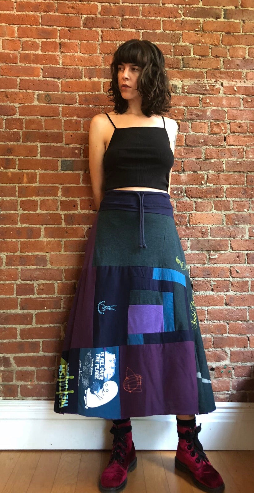 Jewel Toned Skirt S-M