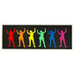 rainbow babes sticker - black