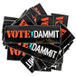 vote dammit! sticker